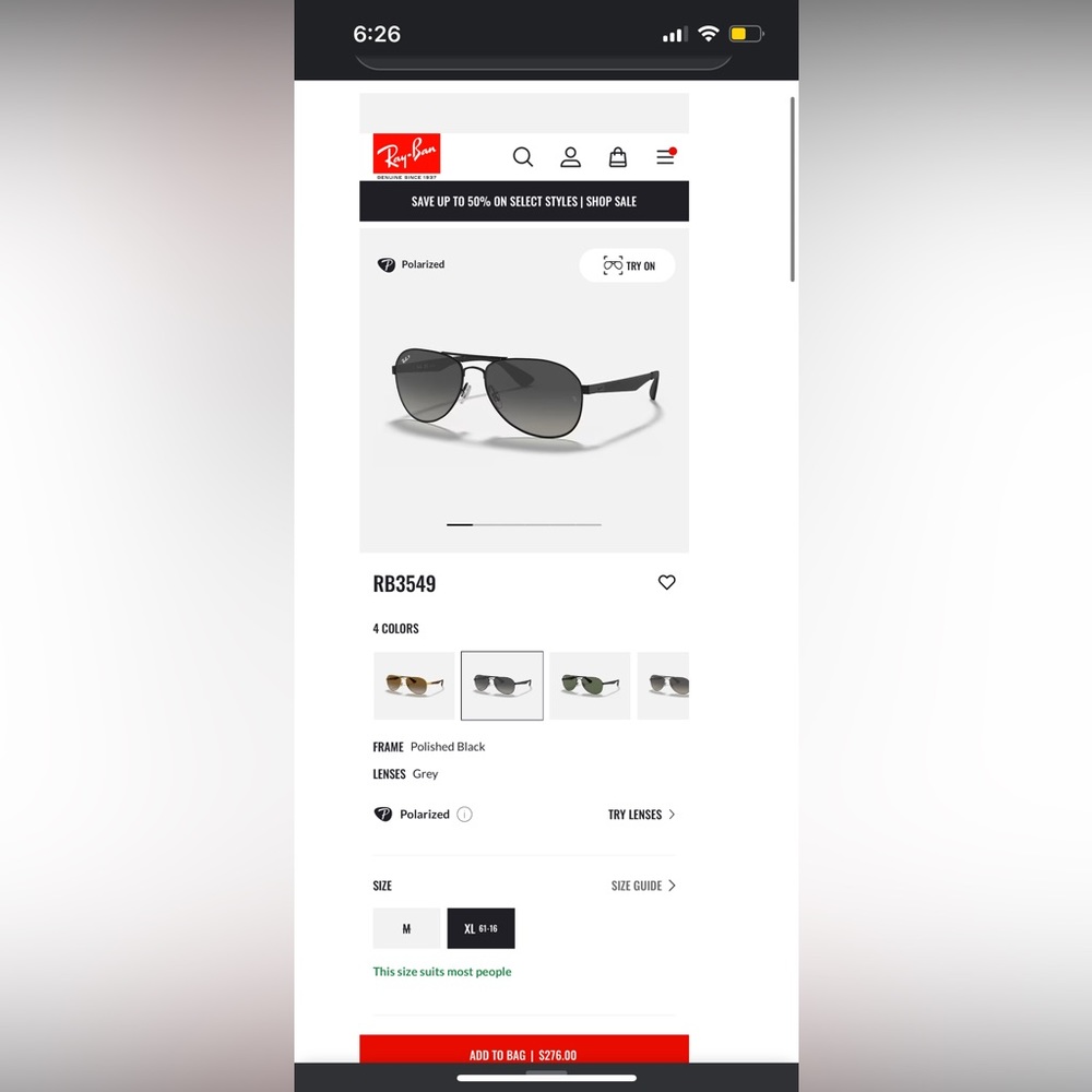 Ray-Ban RB3549 Sunglasses
